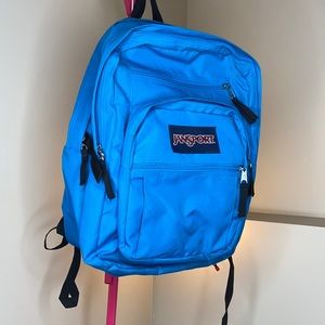 Blue 5-Pocketed Jansport Backpack